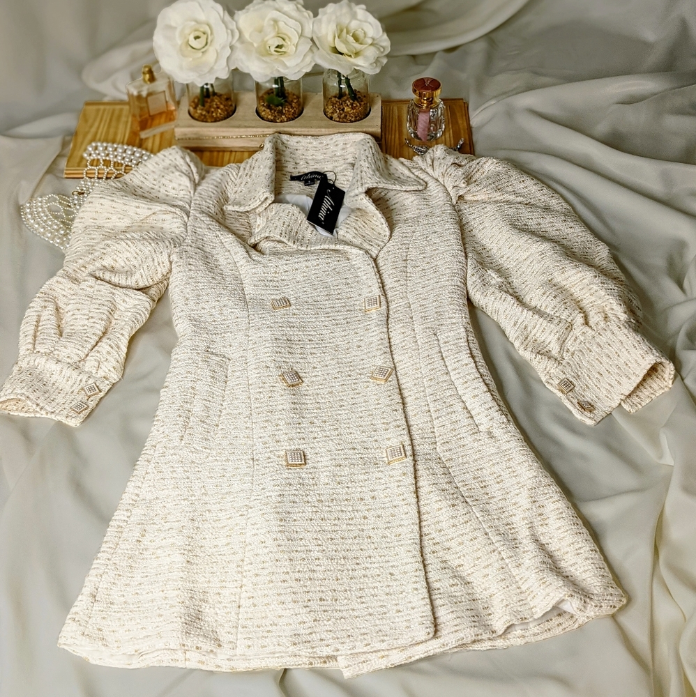 Double Breasted Blazer Dress